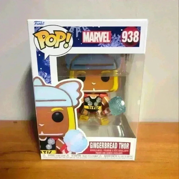 Funko pop marvel Gingerbread Thor 938 - Picture 1 of 6